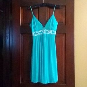 Turquoise Dress